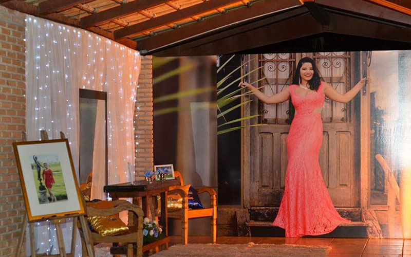 Cenário para fotografia em eventos corporativos