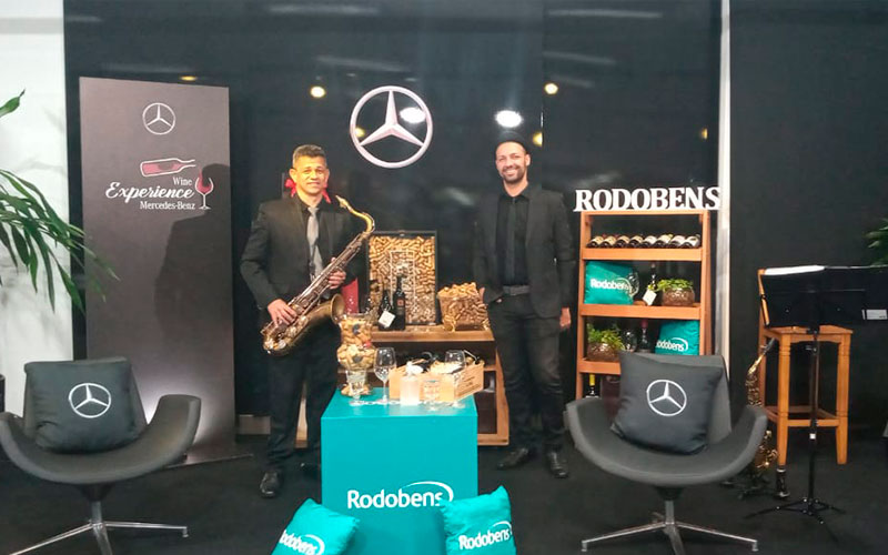 Cenário para fotografia em eventos corporativos
