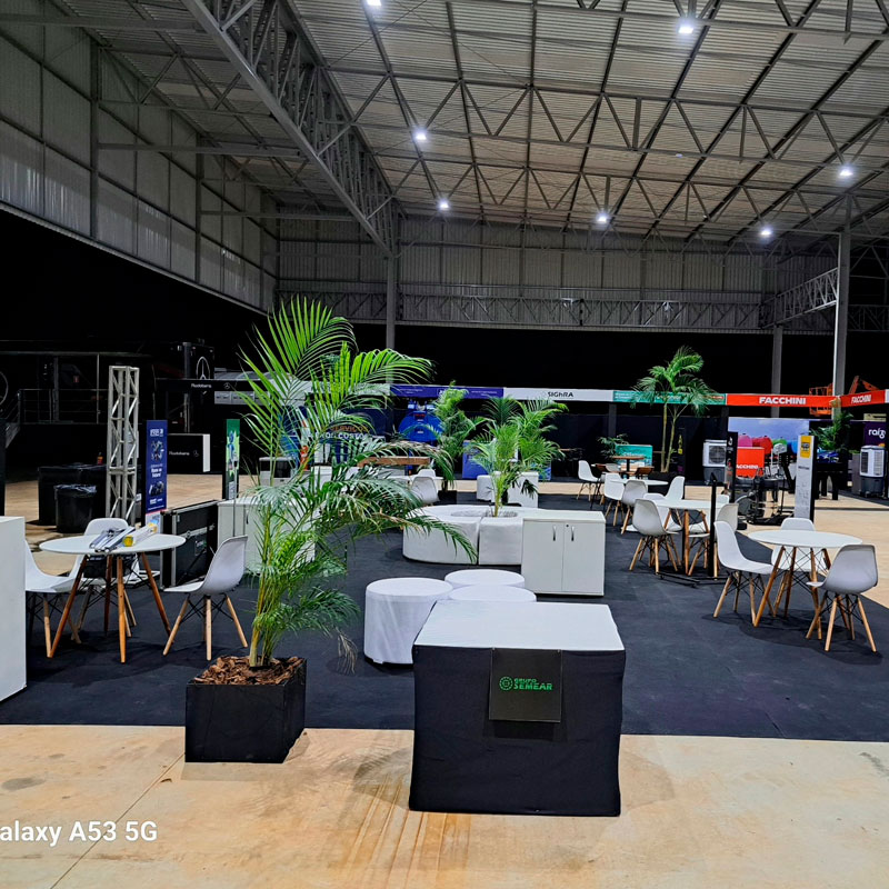 Palco para evento